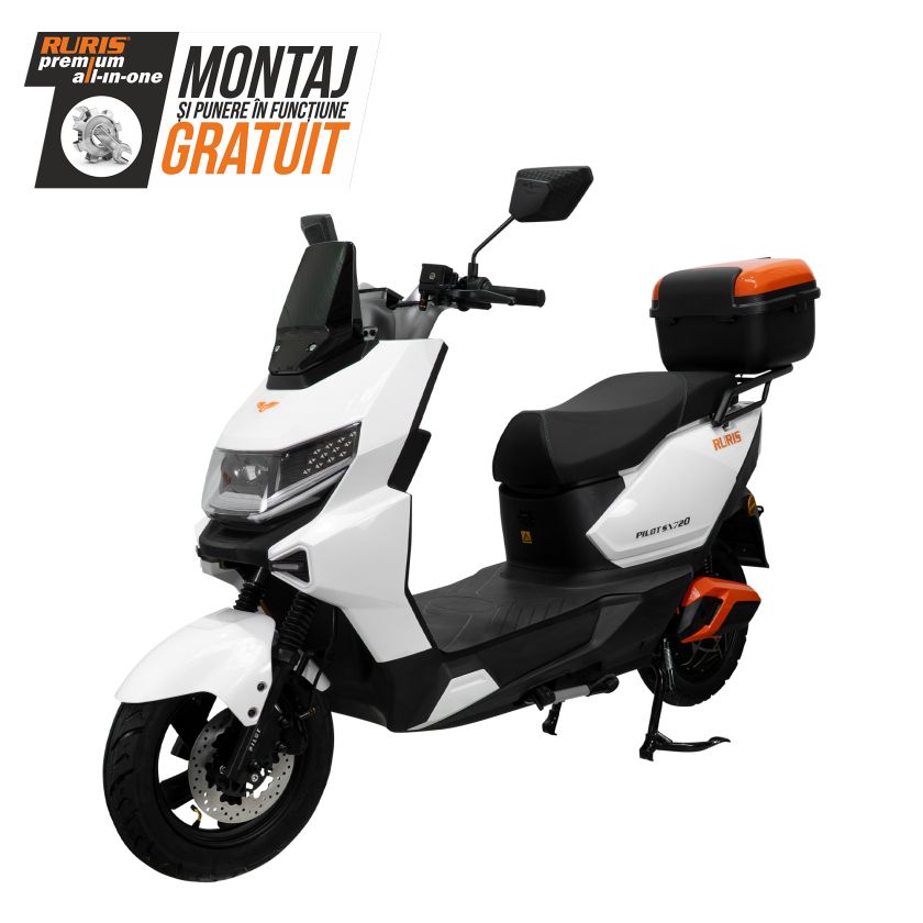 Scuter Electric RURIS Pilot  SX720 Alb