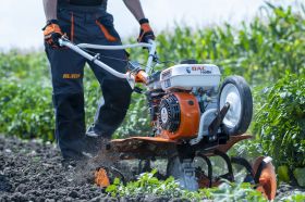 Motosapa DAC 7000 ACC 2 + roti cauciuc 4.00-8+plug+adaptor+roti metalice 350 fara manicot  7CP