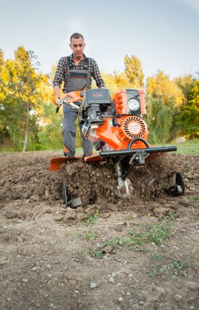 Motosapatoare RURIS 751KS Start + roti cauciuc 5.00-10+rarita  9.5 CP