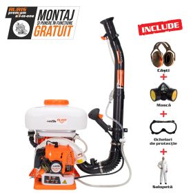 Atomizor RURIS A109 S  + kit echipament de lucru profesional {masca+ochelari+salopeta+casti} 3 CP 
