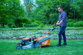 Masina de tuns gazon RURIS RX 500 S 5.7 CP Pornire automata