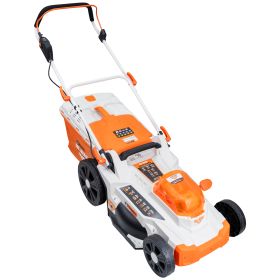 Masina de tuns gazon pe Acumulator RURIS RXI 4344e power alfa up {contine 2 acumulatori+incarcator dublu}