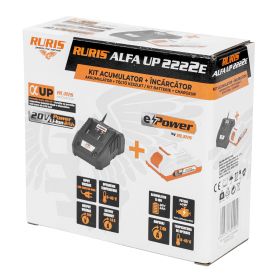Kit acumulator + incarcator RURIS Alfa UP 2222e 20 V