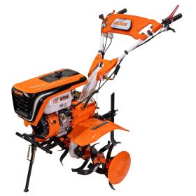 Motosapatoare RURIS 732ACC + roti cauciuc 5.00-8+rarita+plug+adaptor+dispozitiv scos cartofi+roti metalice 400 fara manicot+cultivator 8.5 CP