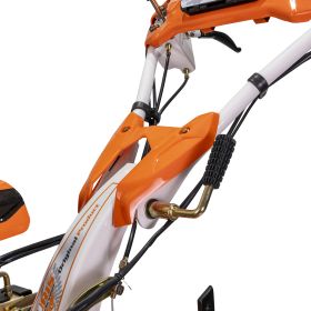 Motosapatoare RURIS 732ACC + roti cauciuc 5.00-8+rarita+plug+adaptor+dispozitiv scos cartofi+roti metalice 400 fara manicot+cultivator 8.5 CP