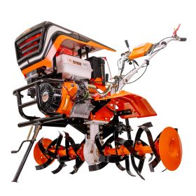 Motosapatoare  RURIS 918ACC + roti cauciuc 6.00-12+rarita+plug reversibil rev2+roti metalice 500 18 CP