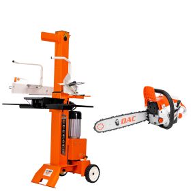 Pachet Expertul Lemnului -  Despicator DLV 900 + Motoferastrau DAC 456 RS