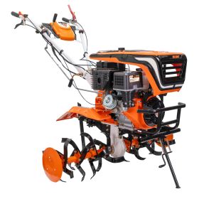 Motosapatoare RURIS 918 K PILOT + roti cauciuc 6.00-12 +Remorca RURIS 4 x 4 600 S   18 CP